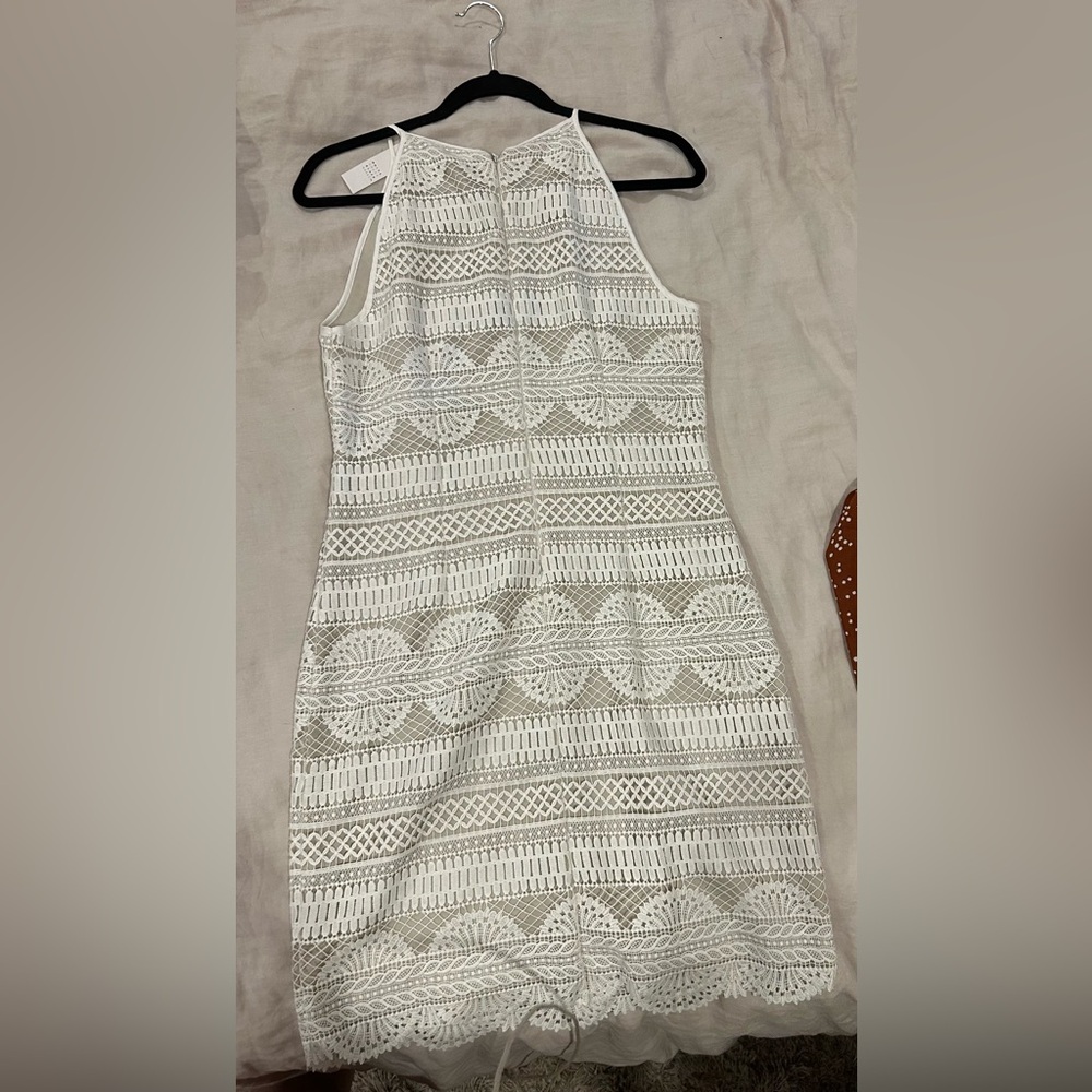 Elegant White Lace Dress